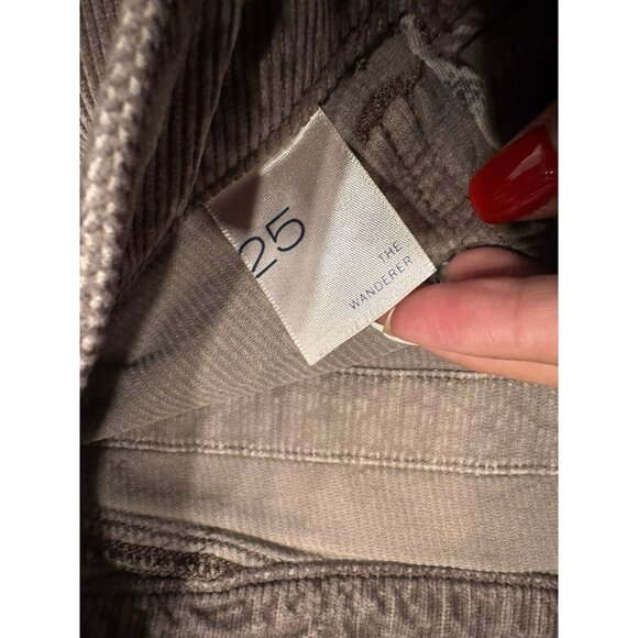 Pilcro and the Letterpress Anthropologie The Wander Corduroy Pants Brown 25x29 - Picture 6 of 7